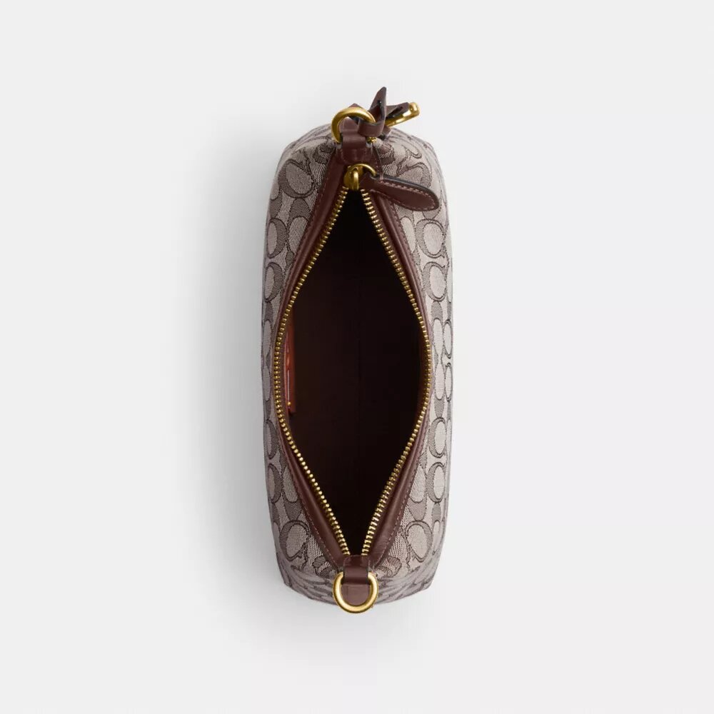 Juliet-schoudertas 25 in Signature Jacquard