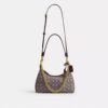 Juliet-schoudertas 25 in Signature Jacquard