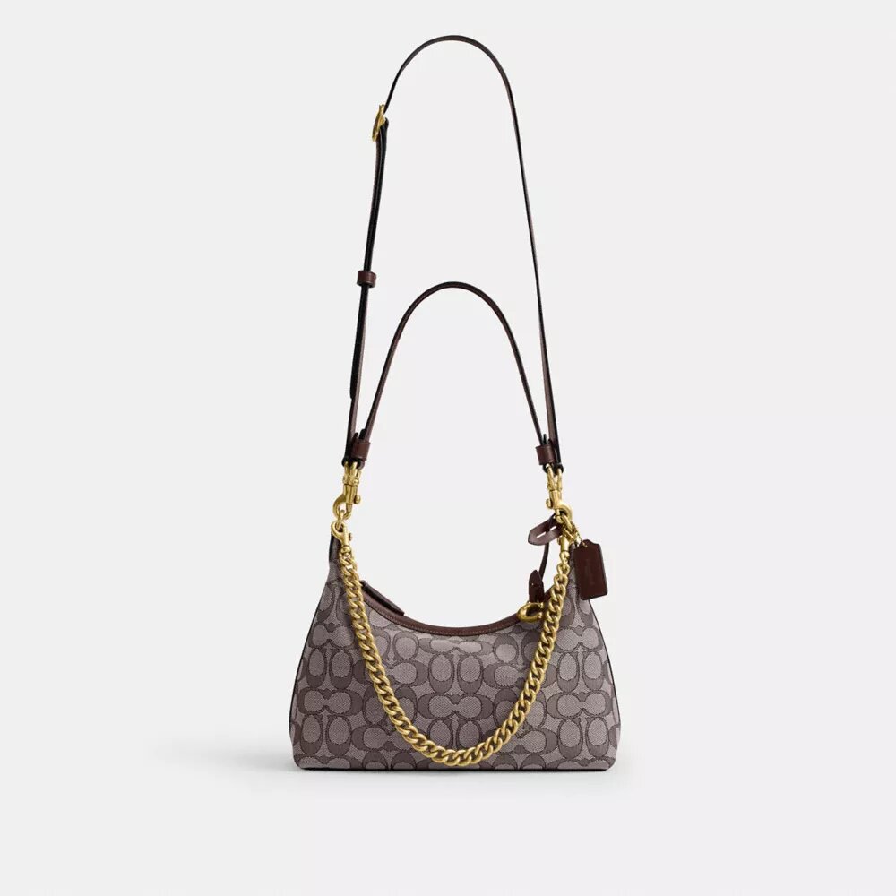 Juliet-schoudertas 25 in Signature Jacquard