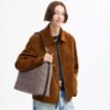 Juliet-schoudertas 38 in kenmerkend jacquard
