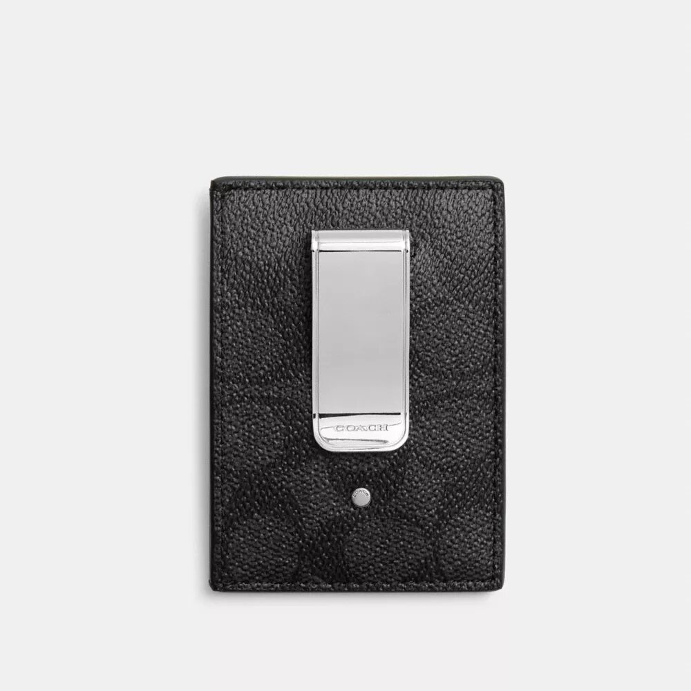 Kaartenetui met geldclip van Signature Canvas