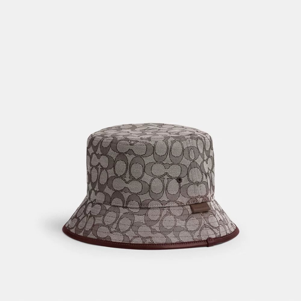 Kenmerkende jacquard-buckethoed