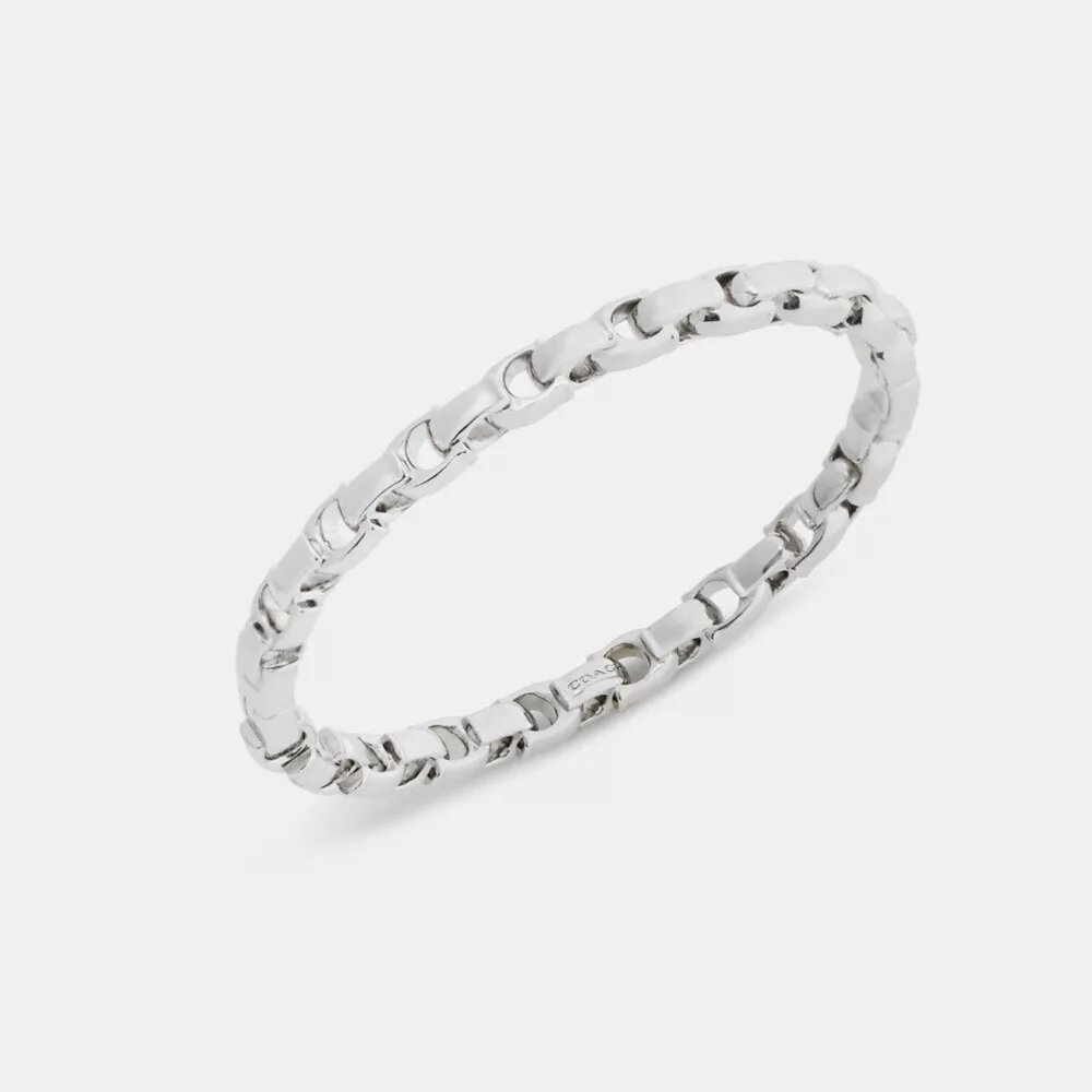 Kenmerkende schakelarmband met scharnier