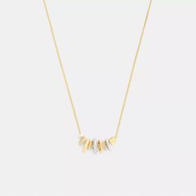 Ketting met gemengde rondelle-hangers