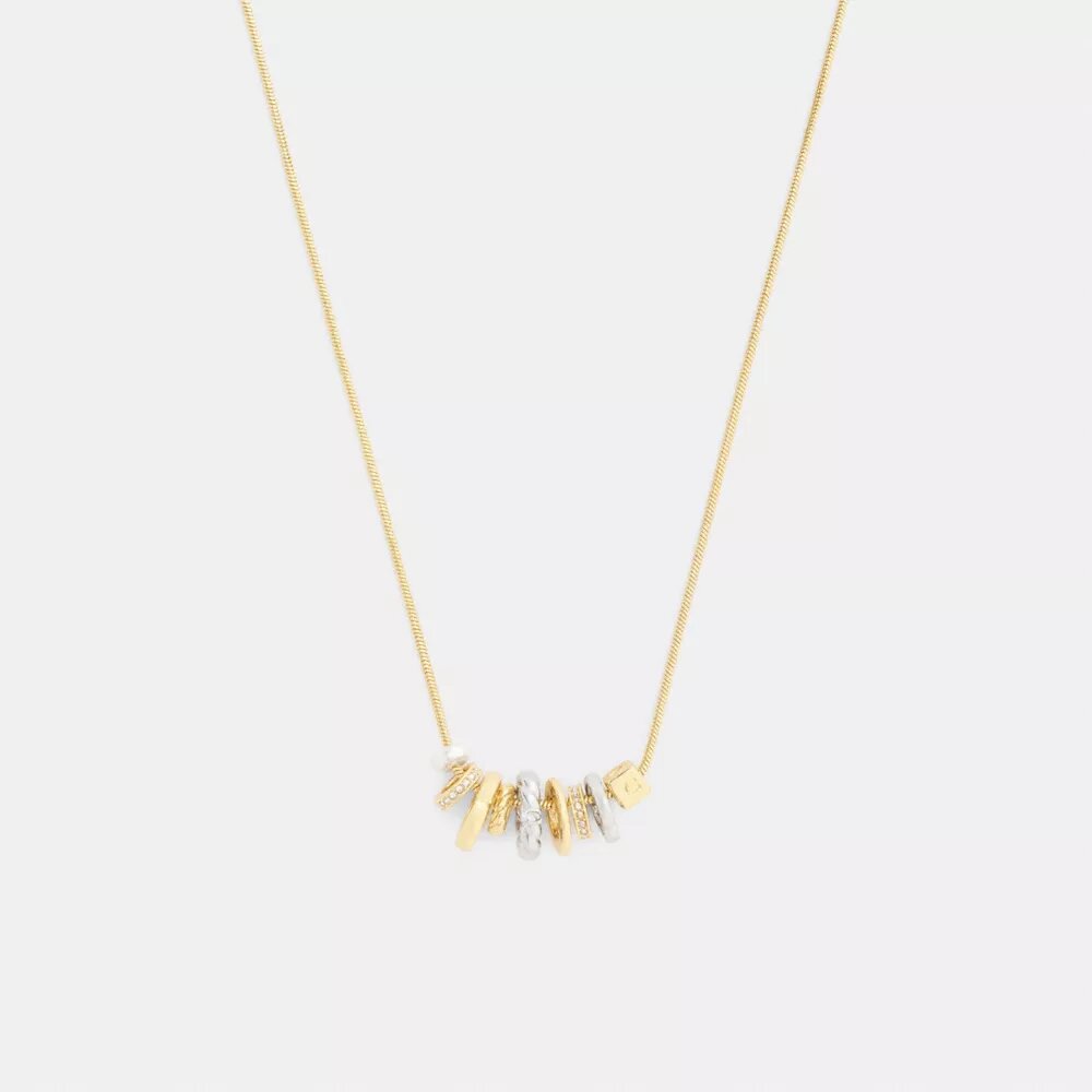 Ketting met gemengde rondelle-hangers