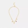 Ketting met kersen- en hartbedels