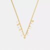 Ketting met parel- en hartbedel