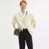 Klare crossbodytas van blokpatroon Signature Canvas