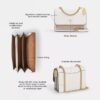 Klare-crossbodytas van Signature Canvas