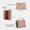 Klare-crossbodytas van Signature Canvas