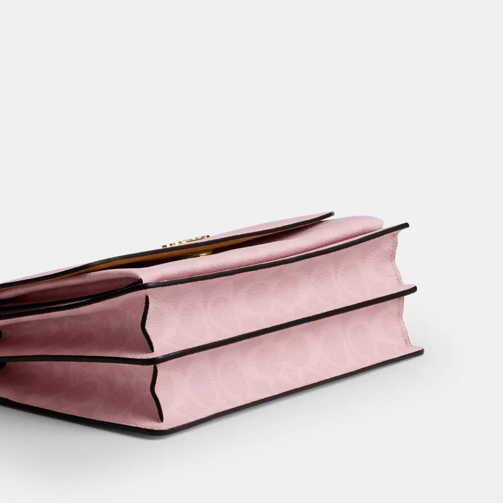 Klare crossbodytas van Signature Canvas met Bedels