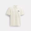 Klassiek Poloshirt met Horse and Carriage-motief van biologisch katoen