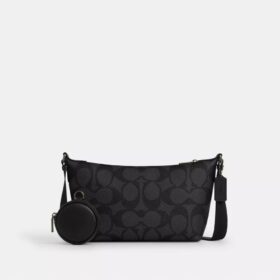 Kleine Finn-crossbodytas met etui van Signature Canvas