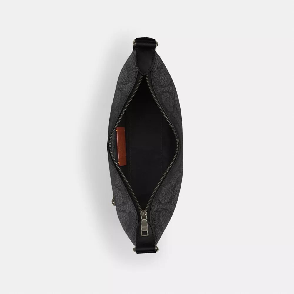 Kleine Finn-crossbodytas met etui van Signature Canvas