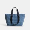 Kleine Tote bag in kenmerkende denim