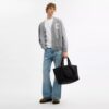 Kleine Tote bag in kenmerkende denim