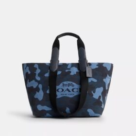 Kleine Tote bag met camouflageprint