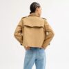 Korte trenchcoat met kenmerkende kraag