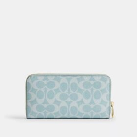 Lange portemonnee met rits rondom van Signature Canvas