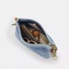 Laurel-schoudertas in Loved Denim met bedels