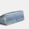 Laurel-schoudertas in Loved Denim met bedels