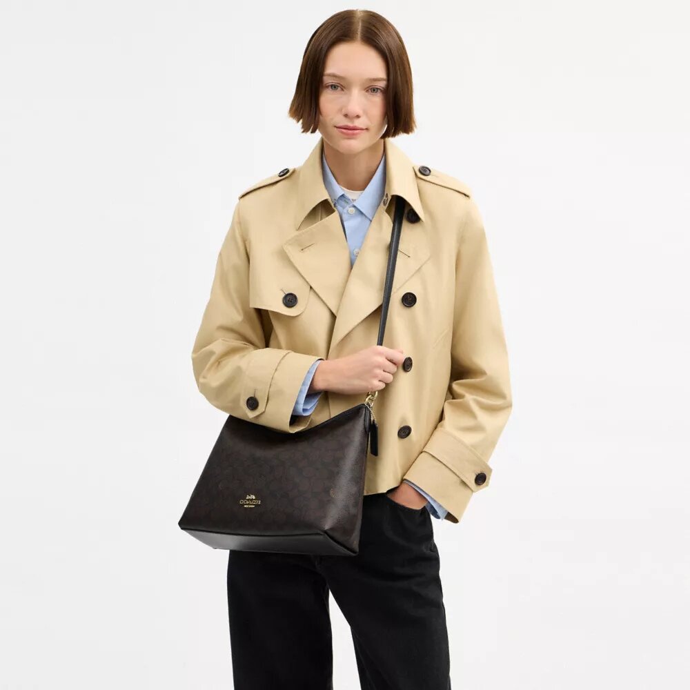 Laurel-schoudertas van Signature Canvas