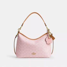 Laurel-schoudertas van Signature Canvas met bedels