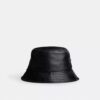 Leren buckethoed
