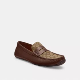Liam-rijdersschoenen in kenmerkend jacquard