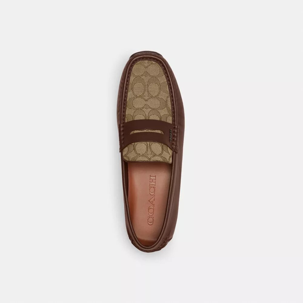 Liam-rijdersschoenen in kenmerkend jacquard