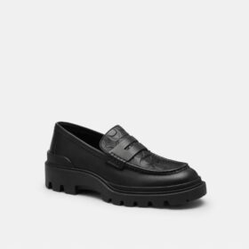 Loafers van kenmerkend leer