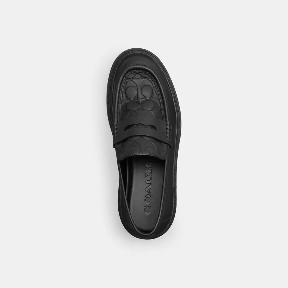 Loafers van kenmerkend leer