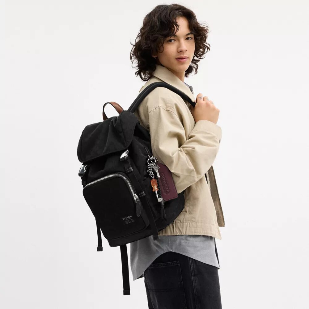 Logan-rugzak van kenmerkend Nylon met bedels