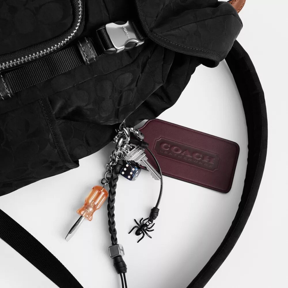 Logan-rugzak van kenmerkend Nylon met bedels