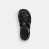 Lucy-zoolsandalen in kenmerkend jacquard
