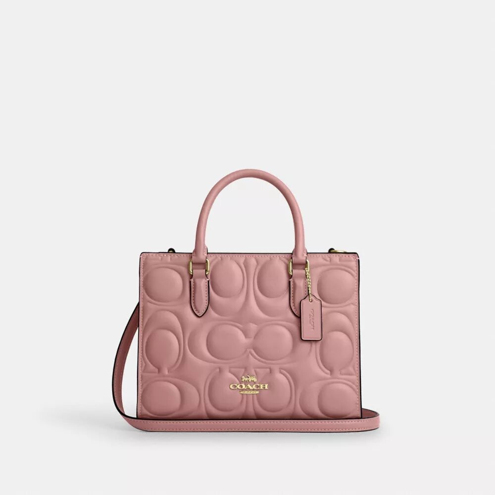Maggie kleine Tote bag van kenmerkend leer