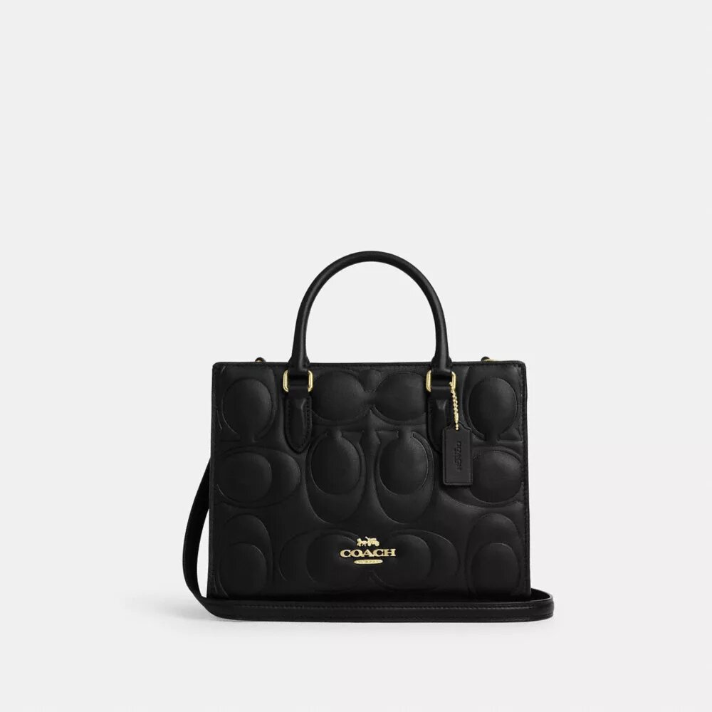 Maggie kleine Tote bag van kenmerkend leer