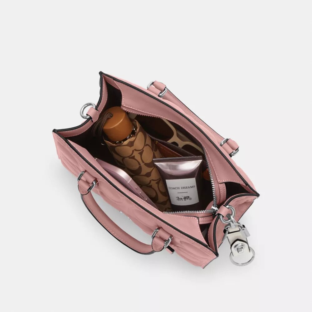 Maggie kleine Tote bag van kenmerkend leer