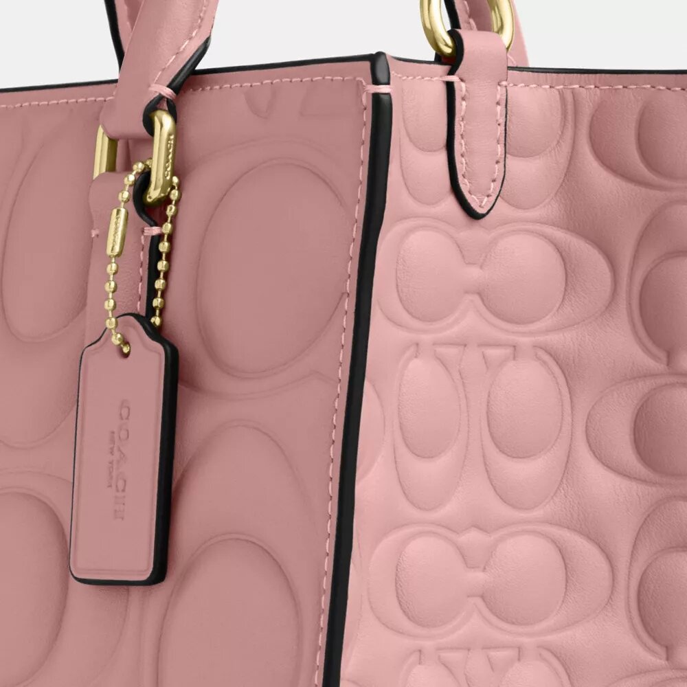 Maggie kleine Tote bag van kenmerkend leer