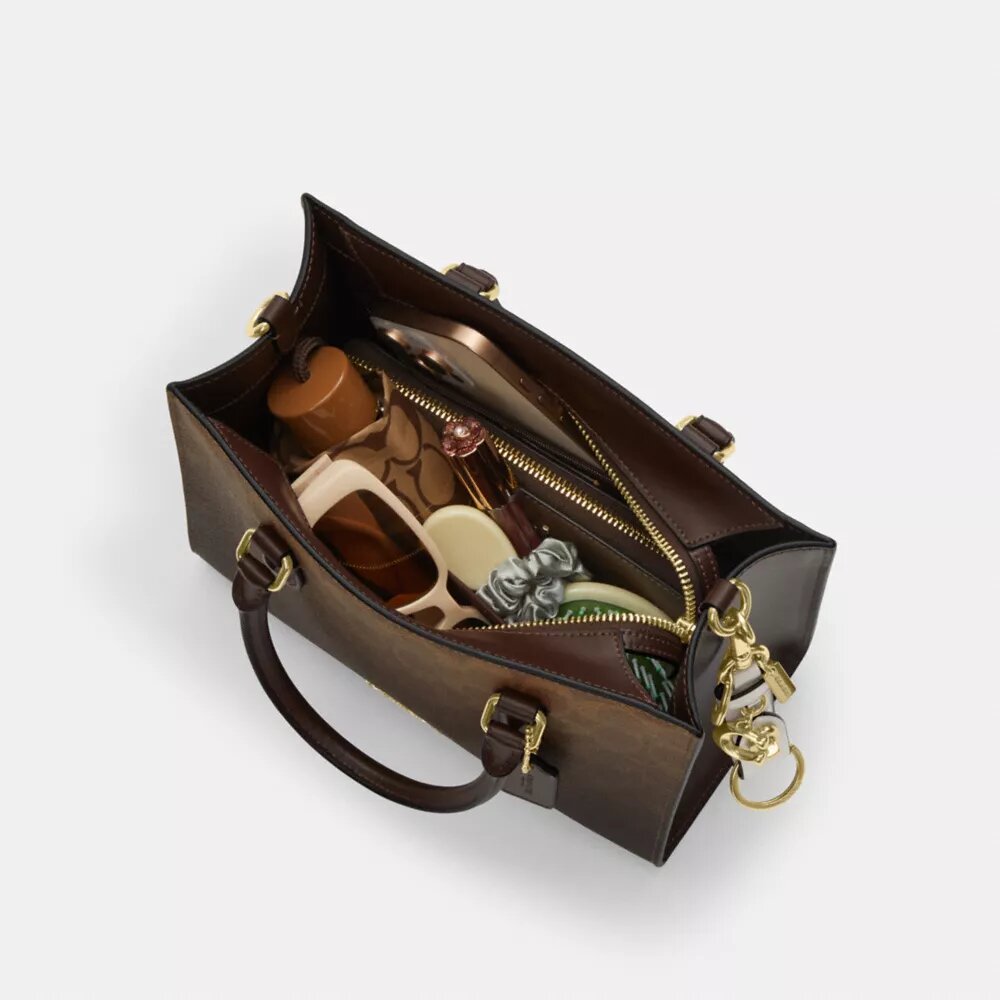 Maggie kleine Tote bag van ombré Signature Canvas