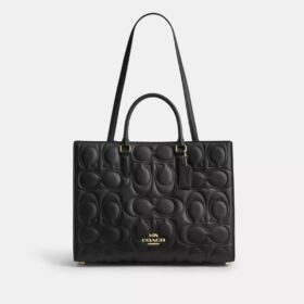 Maggie-tote bag van kenmerkend leer