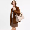 Maggie Tote bag van Signature Canvas met blokprint