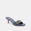 Margot-sandalen in Crystal Signature Denim
