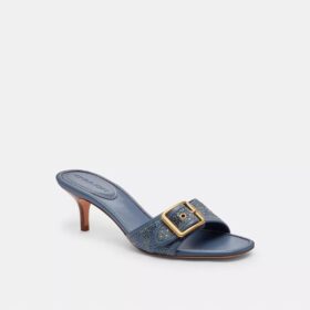 Margot-sandalen in Crystal Signature Denim
