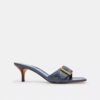 Margot-sandalen in Crystal Signature Denim