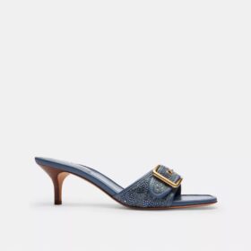 Margot-sandalen in Crystal Signature Denim