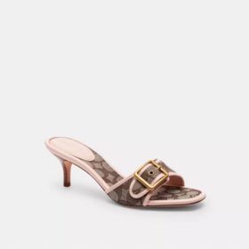 Margot-sandalen in kenmerkend jacquard