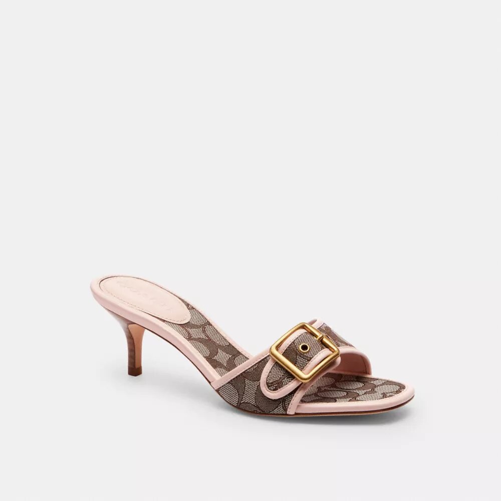 Margot-sandalen in kenmerkend jacquard