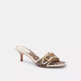 Margot-sandalen in kenmerkend jacquard