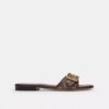 Margot-sandalen in kenmerkend jacquard